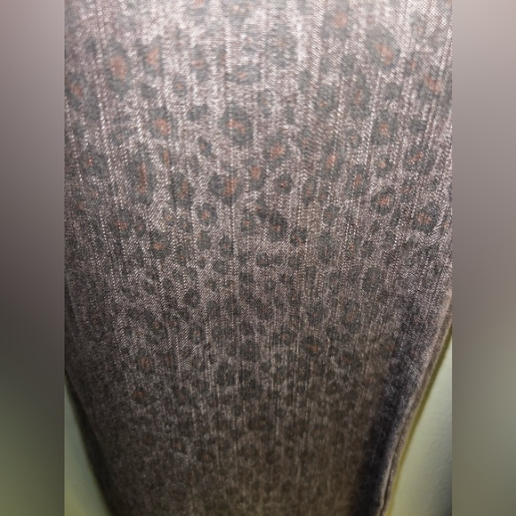 FDJ French Dressing Jeans Suzanne Bootcut Black Cheetah Leopard Print 12 6207322 - Picture 3 of 12